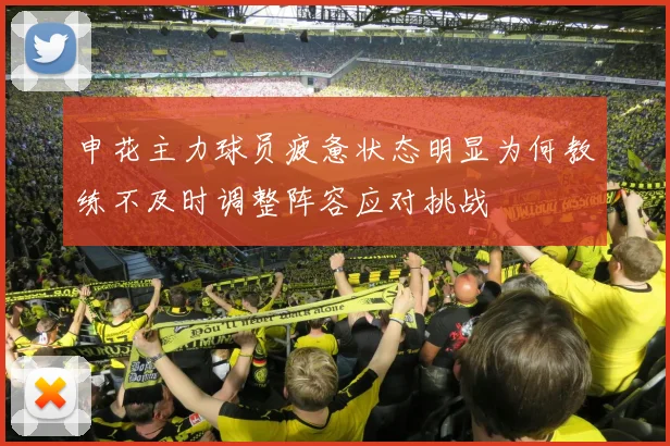申花主力球员疲惫状态明显为何教练不及时调整阵容应对挑战